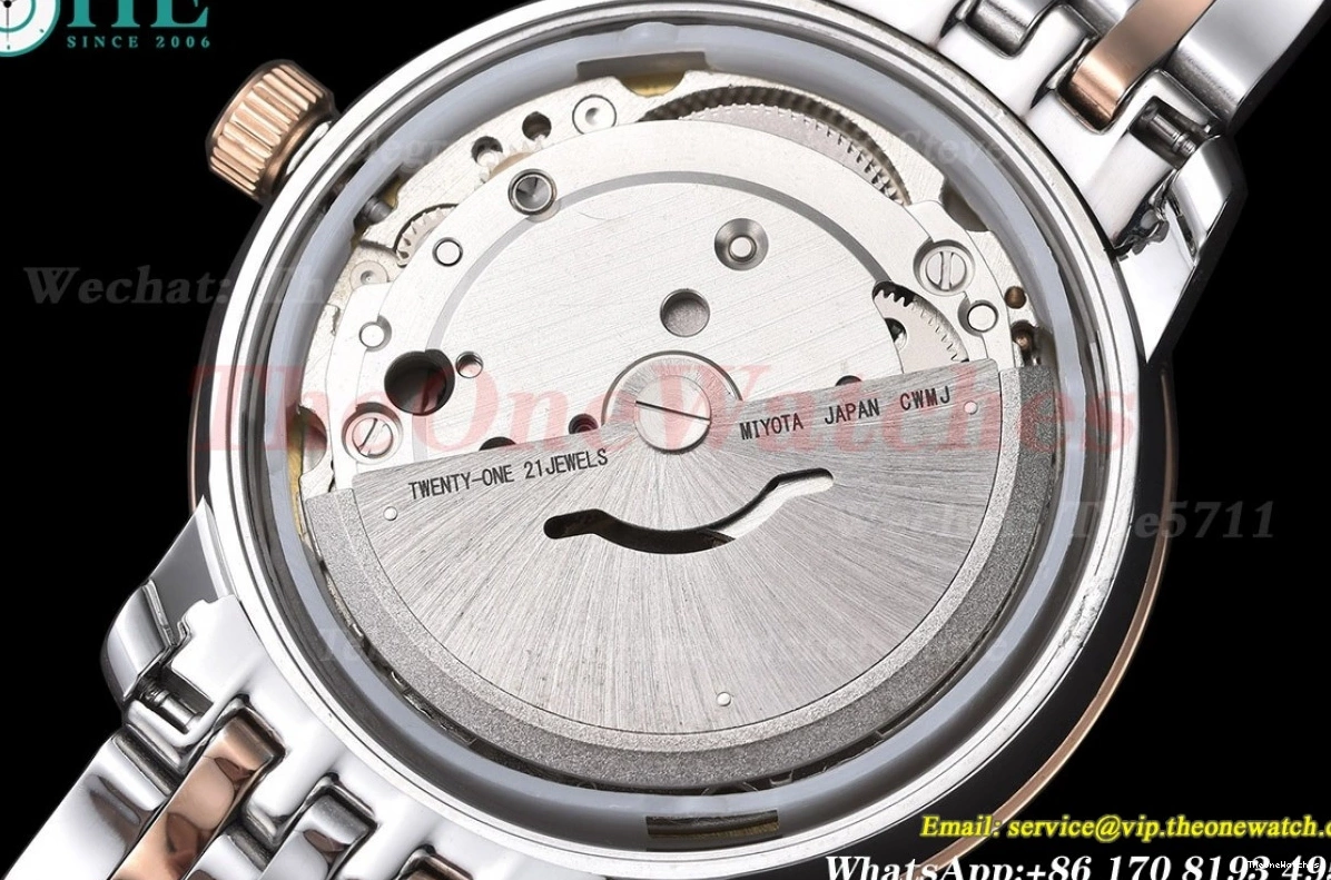 Brown MY8215 SS RG De GDF Ville 32.7mm Ladies Dial Prestige 1229